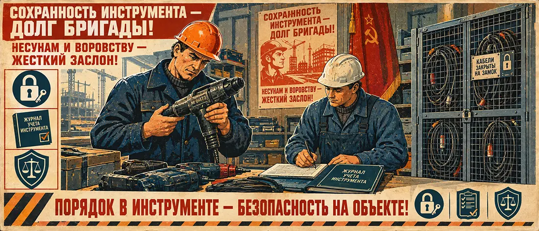 Утром заходить на фасад, а перфораторы ушли: как воровство инструмента умножает на ноль бригадирский наряд